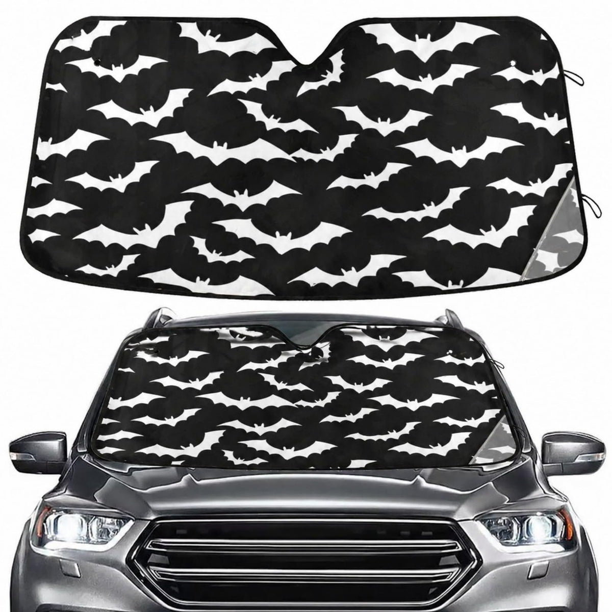 Sea Turtle Teal Windshield Sun Shade for Car Auto SUV Truck Foldable Front Window Sunshade Sun Visor Protector Block UV Rays Reflect Heat, 55" x 28"