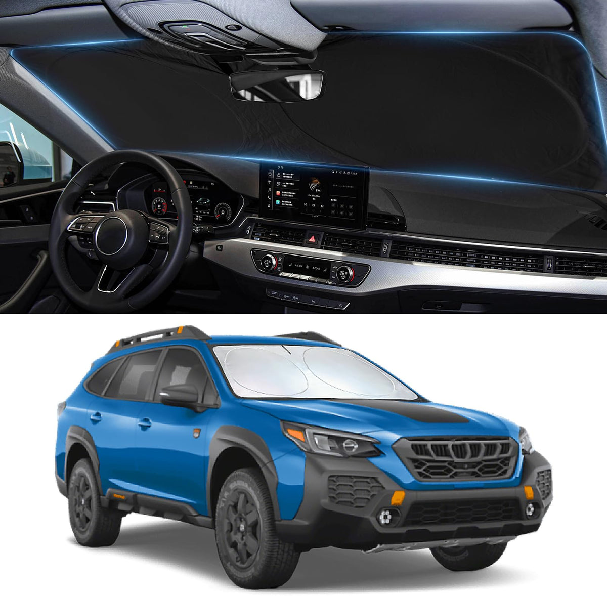 Windshield Sun Shade for Chevrolet Chevy Traverse LS, LT 2018-2026 Sunshade