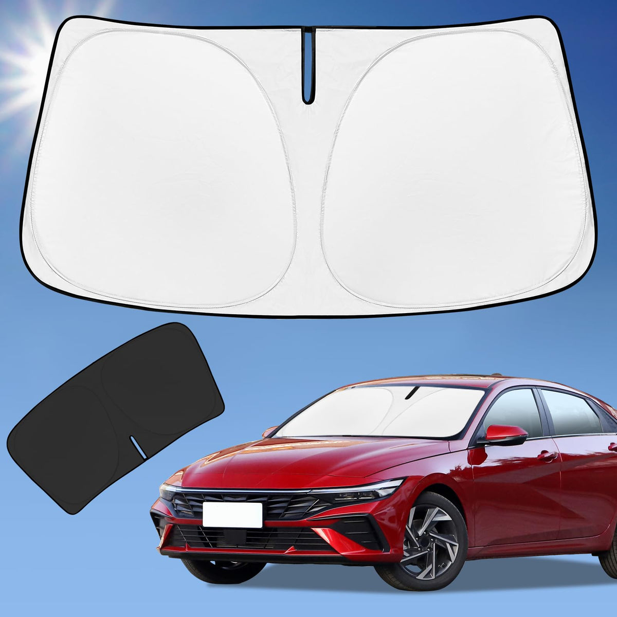 for Toyota Tacoma 2016-2024 2025 2026 Sun Shade Sunshade Windshield Cover