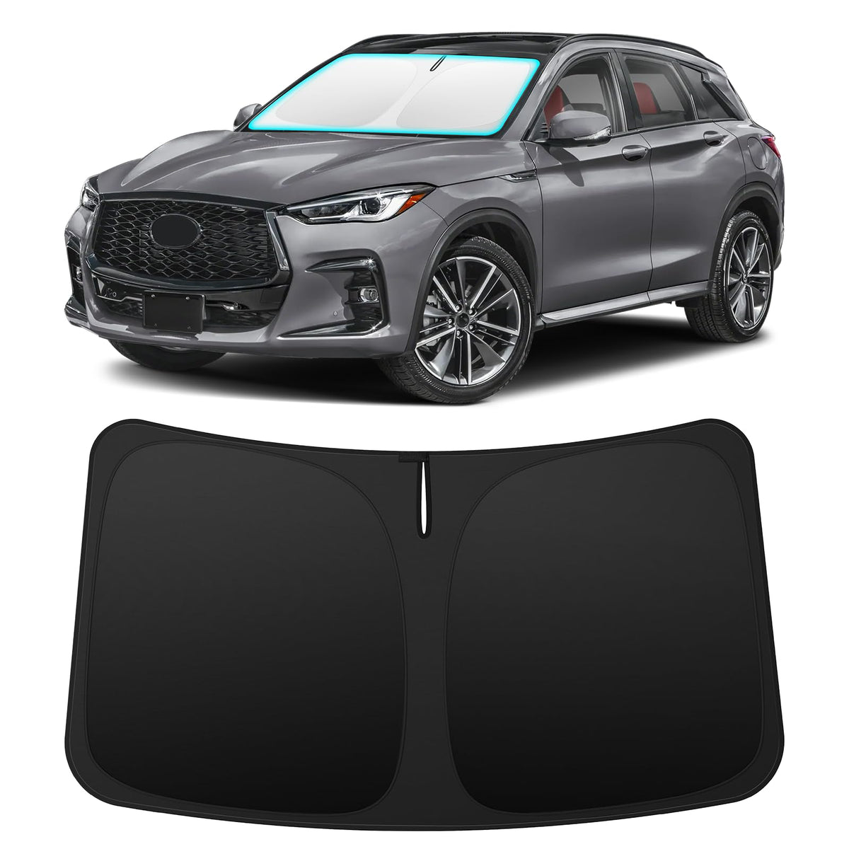 INSAUTO Custom Fit Windshield Sun Shade for Ford Escape 2013-2019