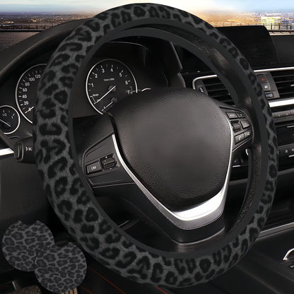 Wildflower car Steering Wheel Cover Women 15in Flower 2 Cup Coasters