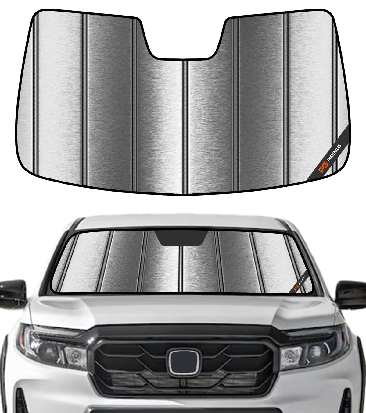Pigenius Windshield Sunshade for Honda Pilot 2023-2026 Front Window Sun Shade - AstraGuard