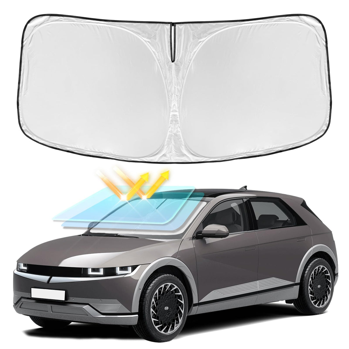 for Toyota Tacoma 2016-2024 2025 2026 Sun Shade Sunshade Windshield Cover