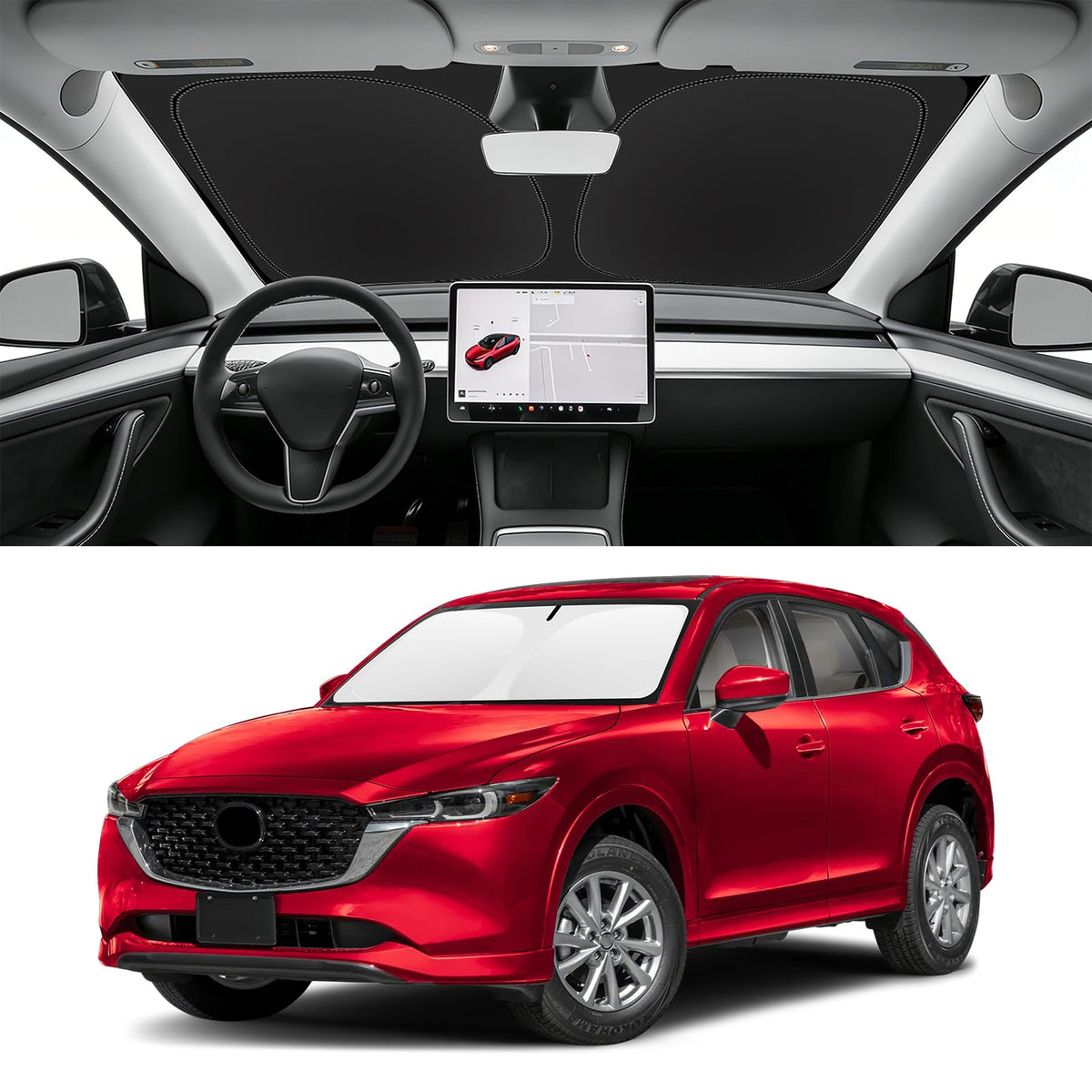 Custom Fit Windshield Sun Shade for BMW X1 2016-2026