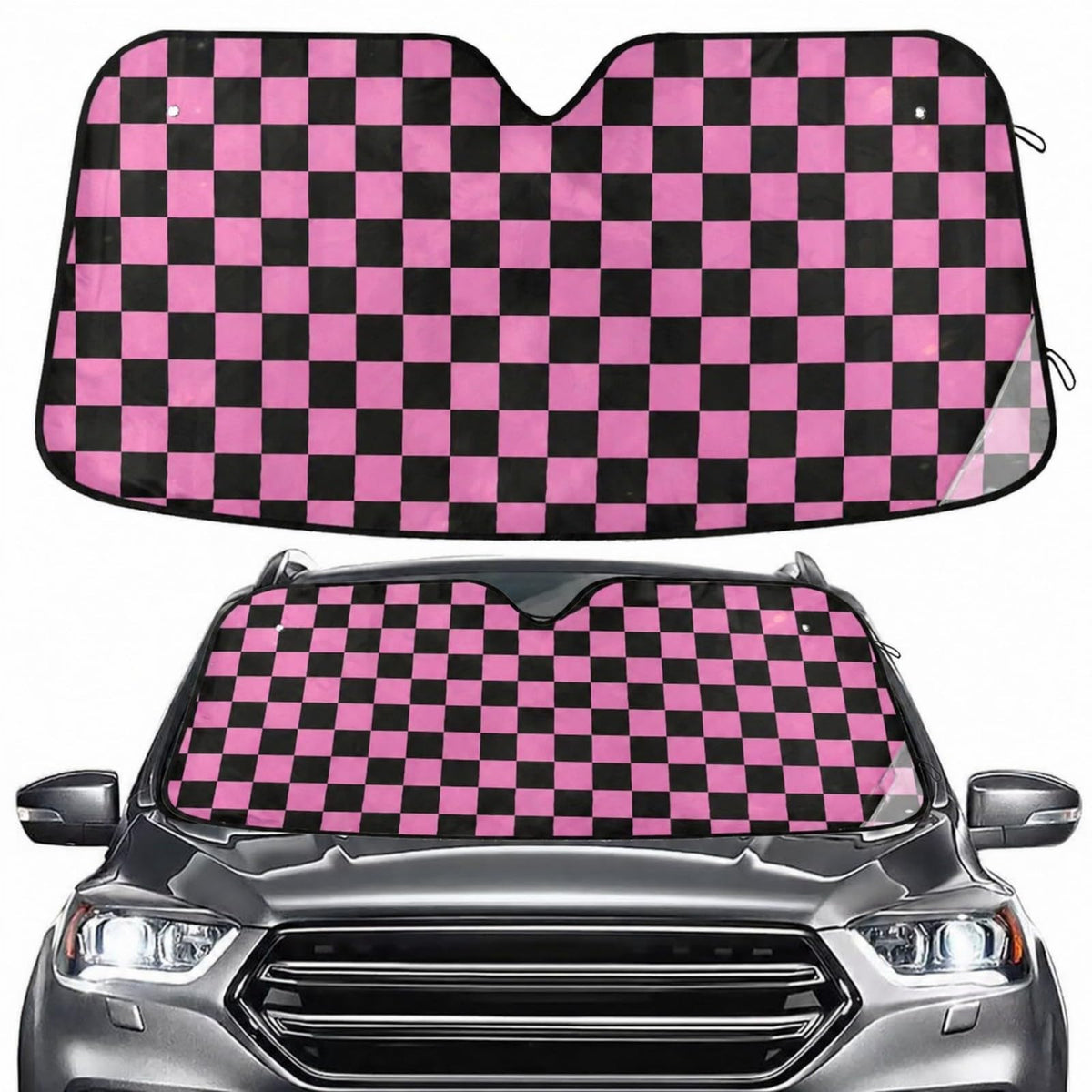 Sea Turtle Teal Windshield Sun Shade for Car Auto SUV Truck Foldable Front Window Sunshade Sun Visor Protector Block UV Rays Reflect Heat, 55" x 28"
