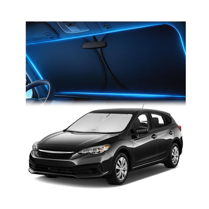 Magnelex Windshield Sun Shade for Kia K5 2021-2026 / Hyundai Sonata 2020-2026, Foldable Car Window Sunshade, Heat & UV Visor Cover, Reflective Front Shades Accessories