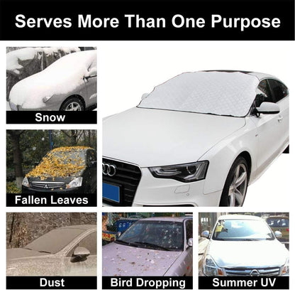 Car Windshield Cover Sun Shade,All Weather Windshield Sunshade Cover Fits Most Cars SUV