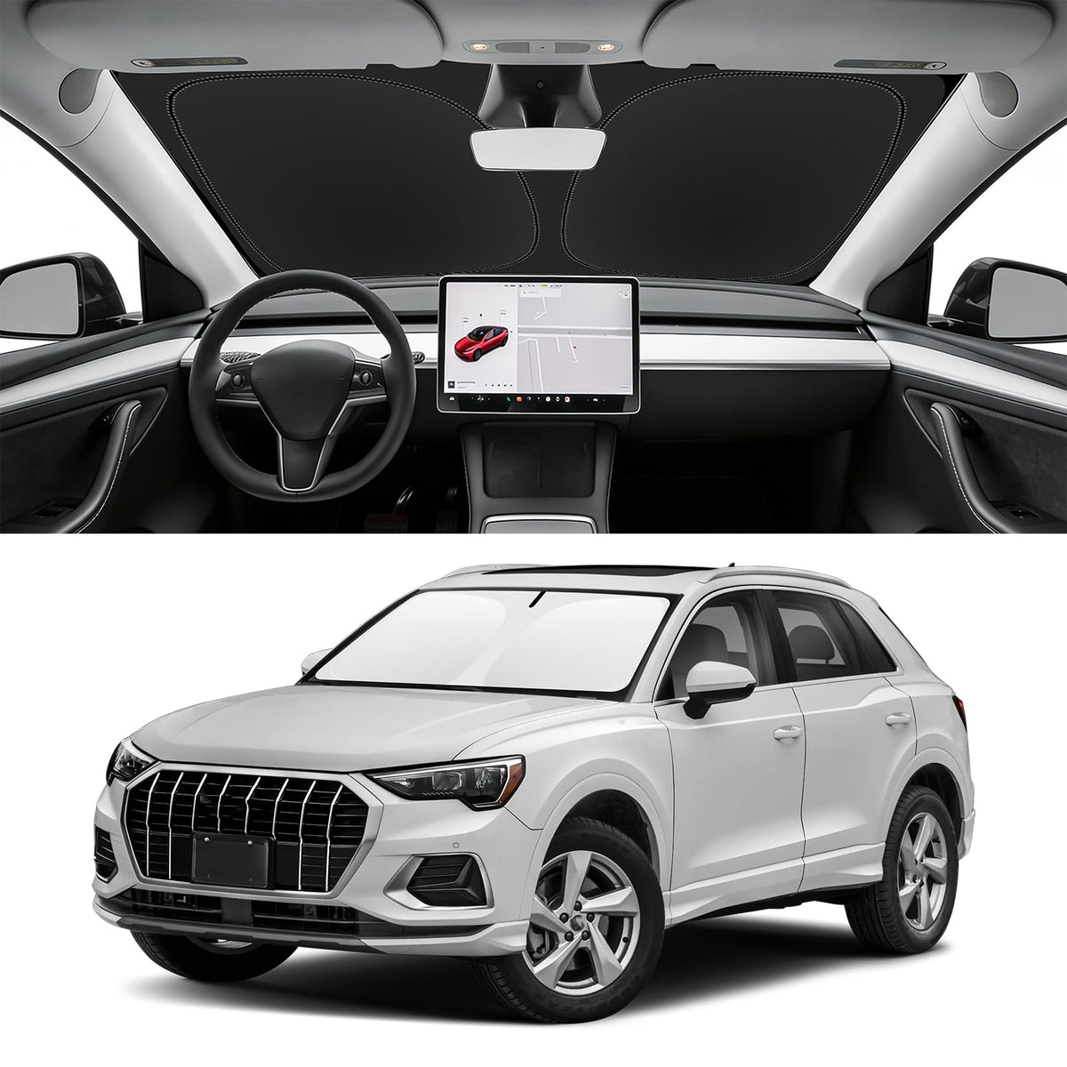 Custom Fit Windshield Sun Shade for BMW X1 2016-2026