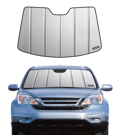 Pigenius Windshield Sunshade for 2007-2011 Honda CR-V, Metallic Silver Finish