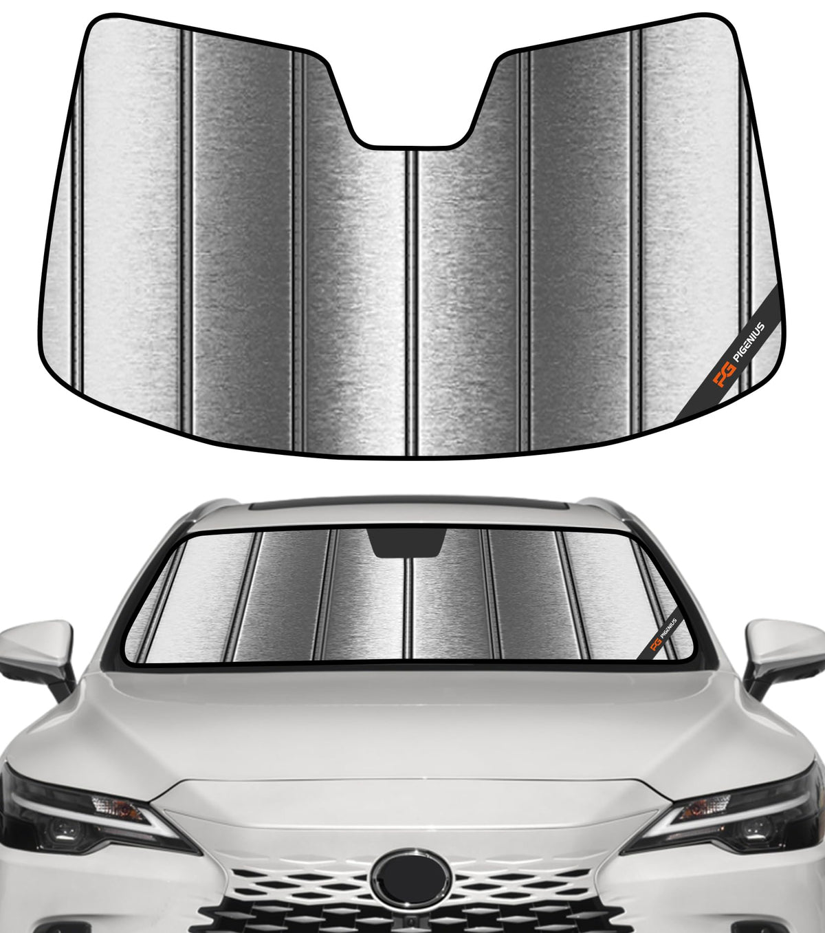 Pigenius Windshield Sunshade for Lexus IS200t/IS250/IS300/IS350/IS F 2014-2020 Front Window Sun Shade - AstraGuard