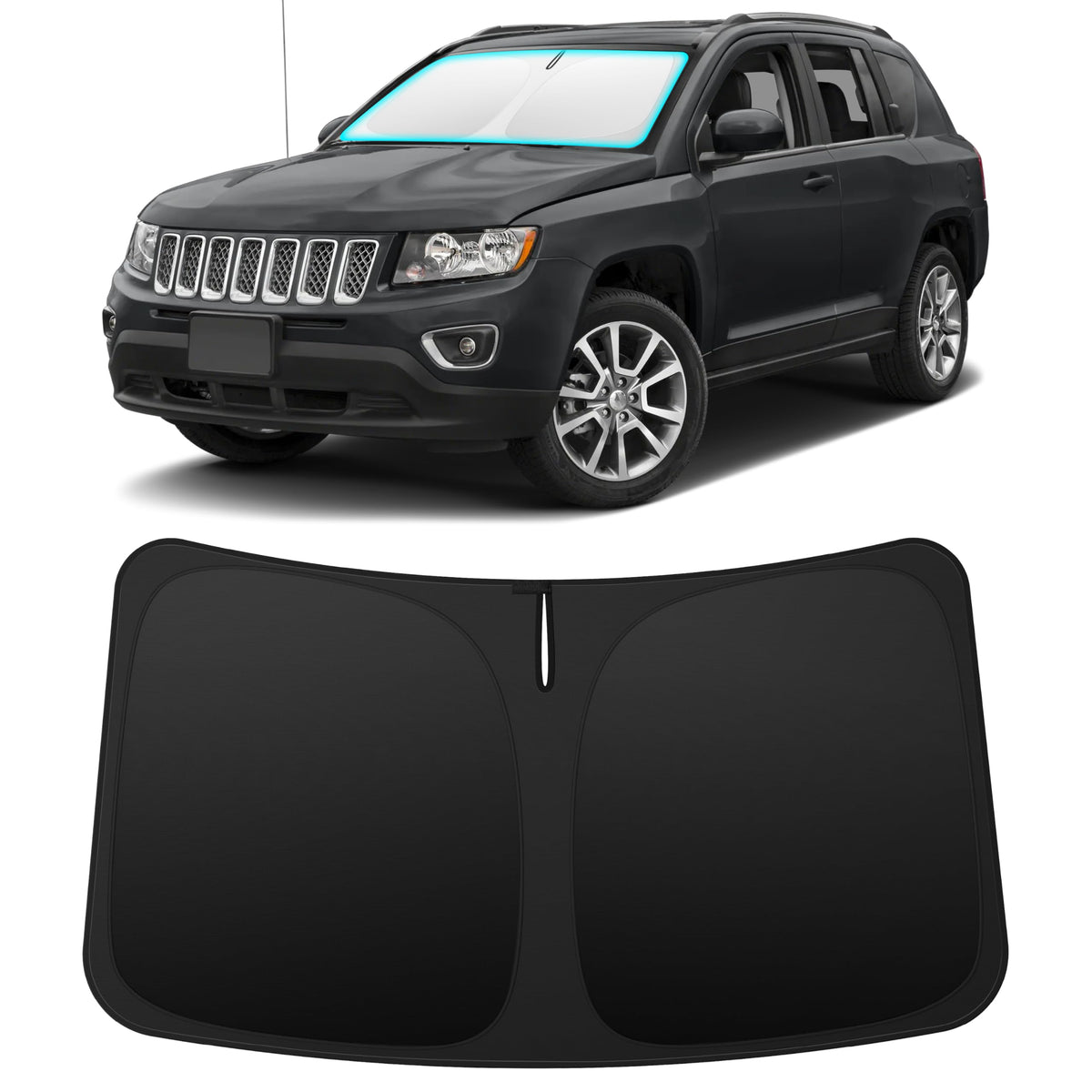 INSAUTO Custom Fit Windshield Sun Shade for Ford Escape 2013-2019