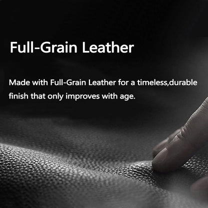 Yangday Leather Steering Wheel Cover for Ford F150 F250 F350, 15.5-16 inches Car Steering Wheel Cover with Anti-Slip Massage Particle (Black)