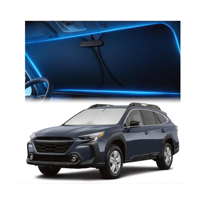 Magnelex Windshield Sun Shade for Kia K5 2021-2026 / Hyundai Sonata 2020-2026, Foldable Car Window Sunshade, Heat & UV Visor Cover, Reflective Front Shades Accessories