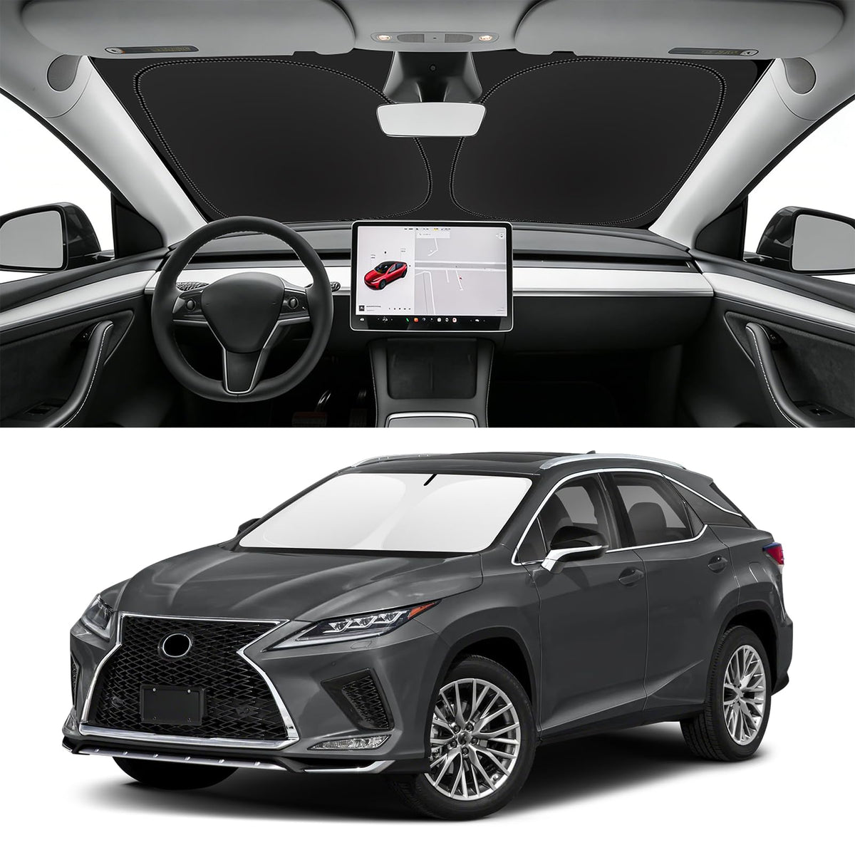 Custom Fit Windshield Sun Shade for BMW X1 2016-2026