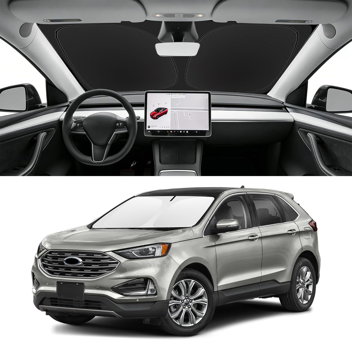 Custom Fit Windshield Sun Shade for BMW X1 2016-2026
