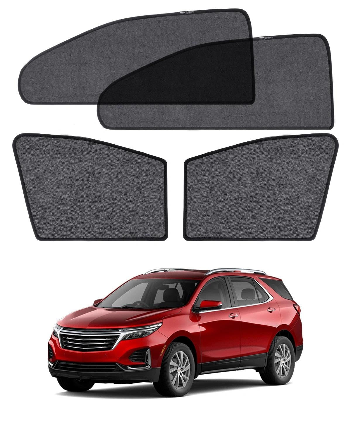Car Window Shade for Honda Pilot 2016-2022,2 Pack UV & Glare Protection, Breathable Privacy Screen, Insect & Bug Blocker Magnetic Mesh Side Rear Sun Shades for Baby Camping, Napping & Travel