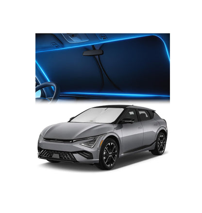 Magnelex Windshield Sun Shade for Kia K5 2021-2026 / Hyundai Sonata 2020-2026, Foldable Car Window Sunshade, Heat & UV Visor Cover, Reflective Front Shades Accessories