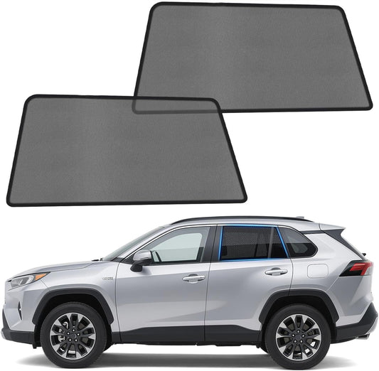 ZATOOTO Car Window Shades Toyota RAV4 2019-2024 for Rear Window, 2 Pack