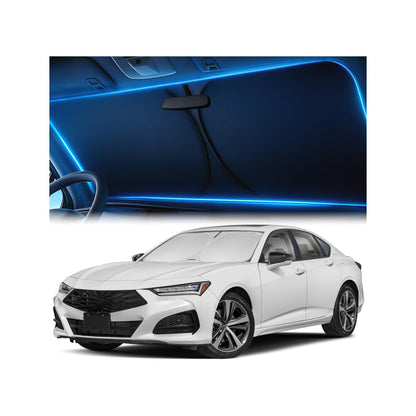 Magnelex Windshield Sun Shade for Kia K5 2021-2026 / Hyundai Sonata 2020-2026, Foldable Car Window Sunshade, Heat & UV Visor Cover, Reflective Front Shades Accessories