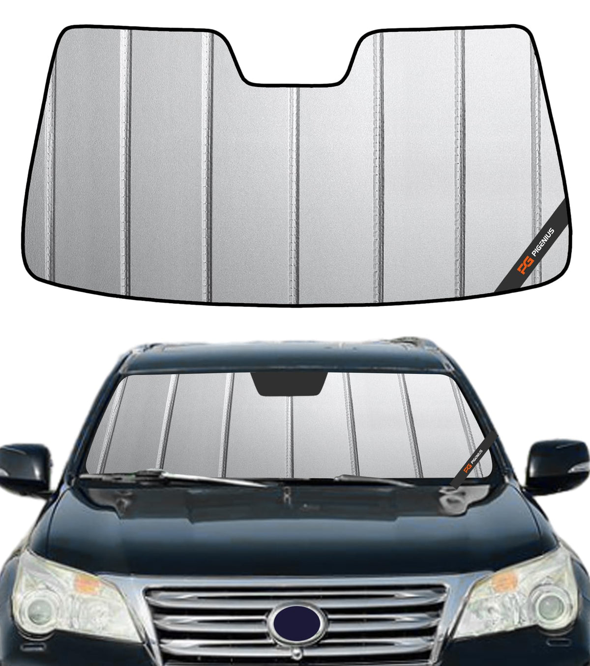 Pigenius Windshield Sunshade for Lexus IS200t/IS250/IS300/IS350/IS F 2014-2020 Front Window Sun Shade - AstraGuard