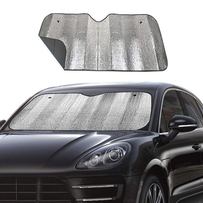Big Ant Car Windshield Sunshade UV Ray Reflector Auto Window Sun Shade Visor Shield Cover, Keeps Vehicle Cool- Sliver (55" x 27.5")