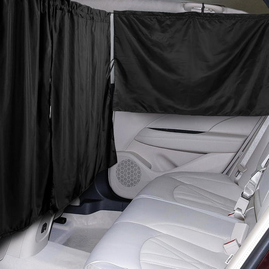 PAMASE Set of 3 Car Privacy Curtain, 95% Light Blocking