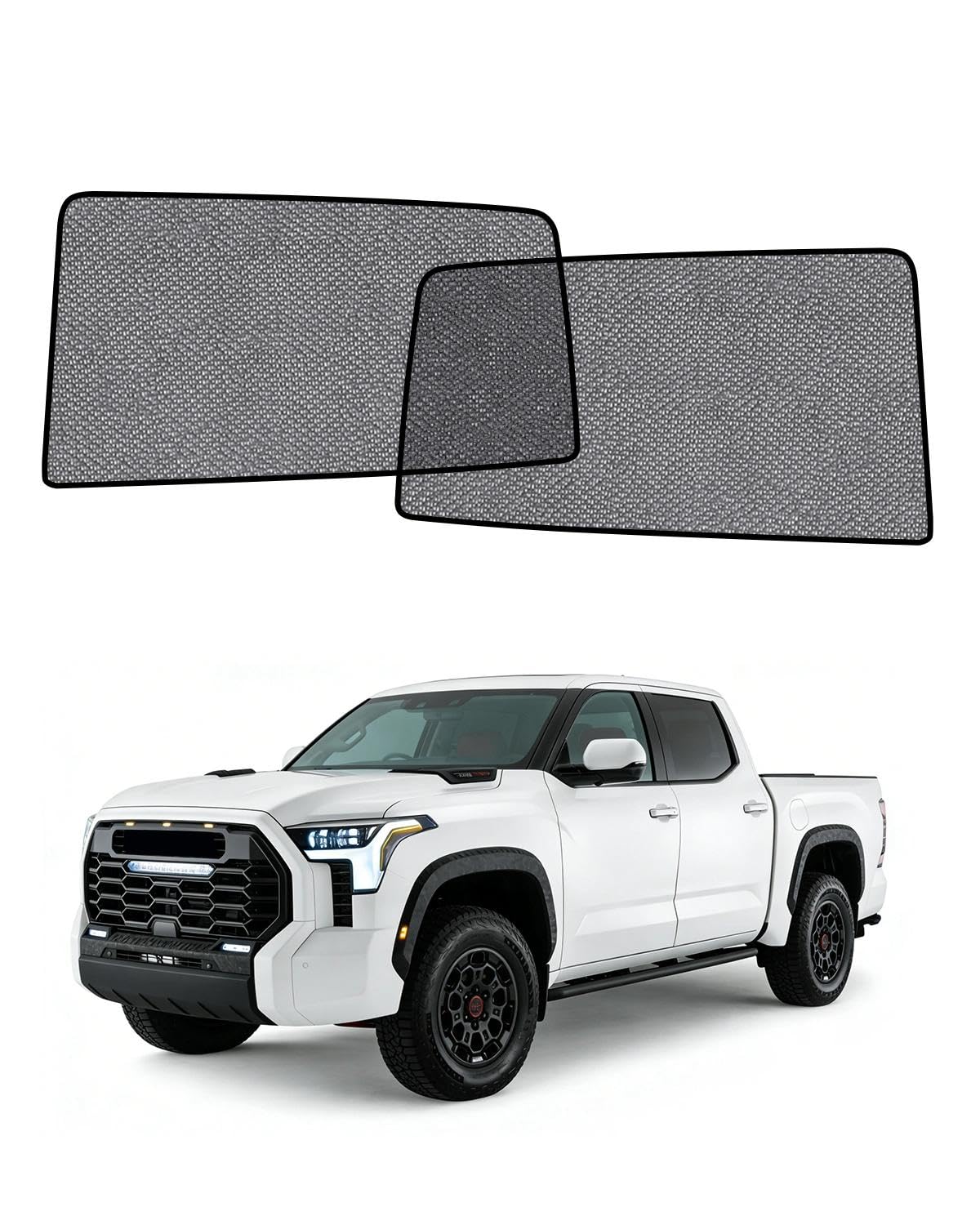 Car Window Shade for Honda Pilot 2016-2022,2 Pack UV & Glare Protection, Breathable Privacy Screen, Insect & Bug Blocker Magnetic Mesh Side Rear Sun Shades for Baby Camping, Napping & Travel