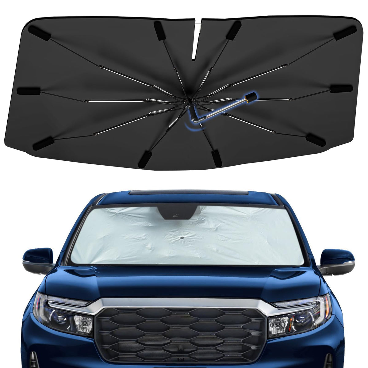 Windshield Sun Shade Umbrella for Dodge Durango 2011-2026 Front Window