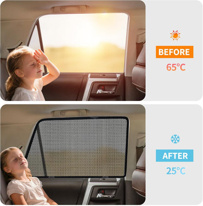 Specific Side Window Sun Shades, Vehicle Interior Shade Car Curtains for Special Car (Model Y (2020-2025 NOT Juniper), Front+Rear side-4pcs)