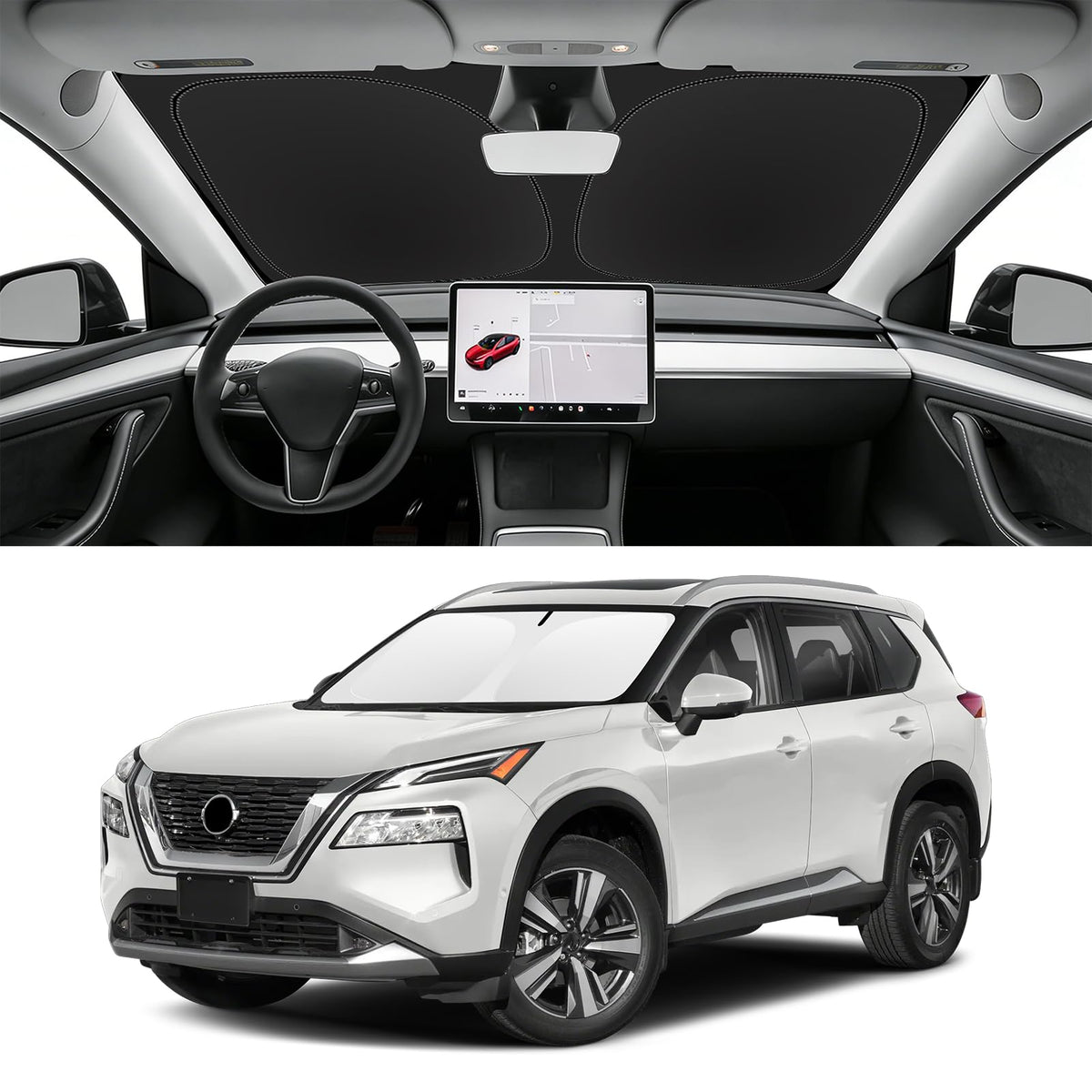 Custom Fit Windshield Sun Shade for BMW X1 2016-2026