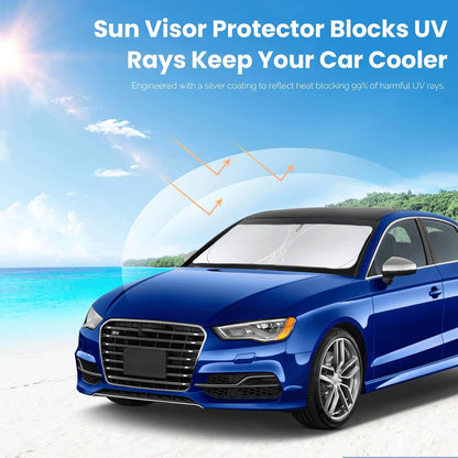 Sun Shade for Audi A4 A5 Sportback S5 RS5 2018-2027 Windshield Sunshade