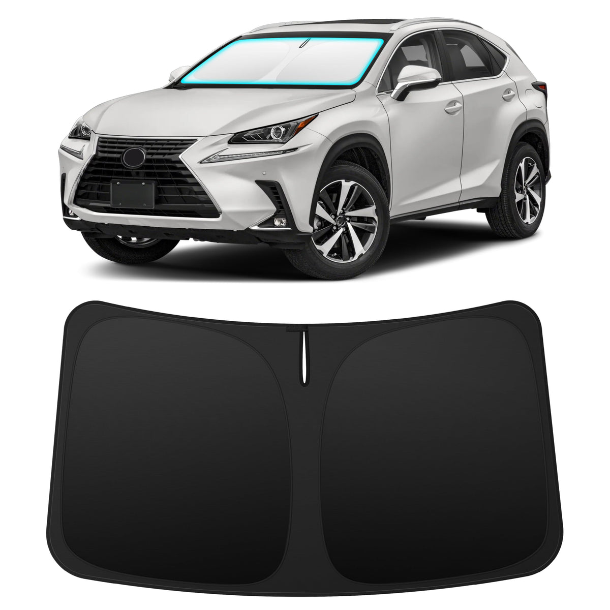 INSAUTO Custom Fit Windshield Sun Shade for Toyota Camry 2018-2024