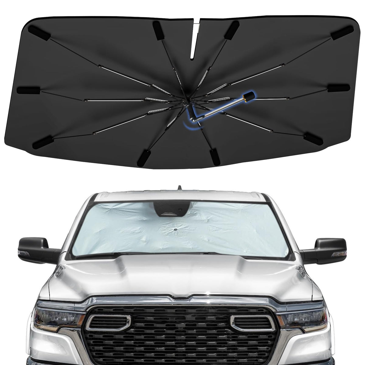 Windshield Sun Shade Umbrella for Dodge Durango 2011-2026 Front Window