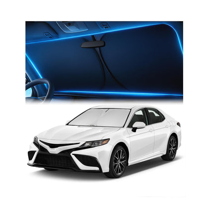 Magnelex Windshield Sun Shade for Kia K5 2021-2026 / Hyundai Sonata 2020-2026, Foldable Car Window Sunshade, Heat & UV Visor Cover, Reflective Front Shades Accessories