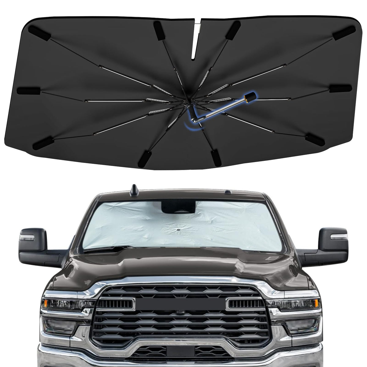 Windshield Sun Shade Umbrella for Dodge Durango 2011-2026 Front Window