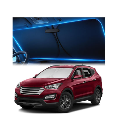 Magnelex Windshield Sun Shade for Kia K5 2021-2026 / Hyundai Sonata 2020-2026, Foldable Car Window Sunshade, Heat & UV Visor Cover, Reflective Front Shades Accessories