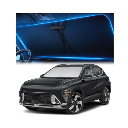 Magnelex Windshield Sun Shade for Kia K5 2021-2026 / Hyundai Sonata 2020-2026, Foldable Car Window Sunshade, Heat & UV Visor Cover, Reflective Front Shades Accessories