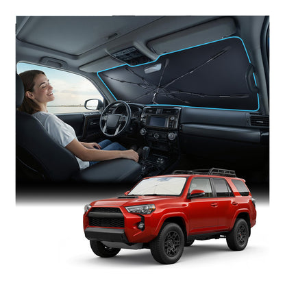 Nmoiss 2026 Windshield Sun Shade Umbrella [Vinyl Coating Heat Shield]