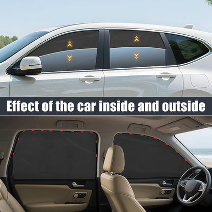 ZATOOTO Magnetic Honda Civic Sun Shade 2017-2024, Privacy & Cool, 4 Pack