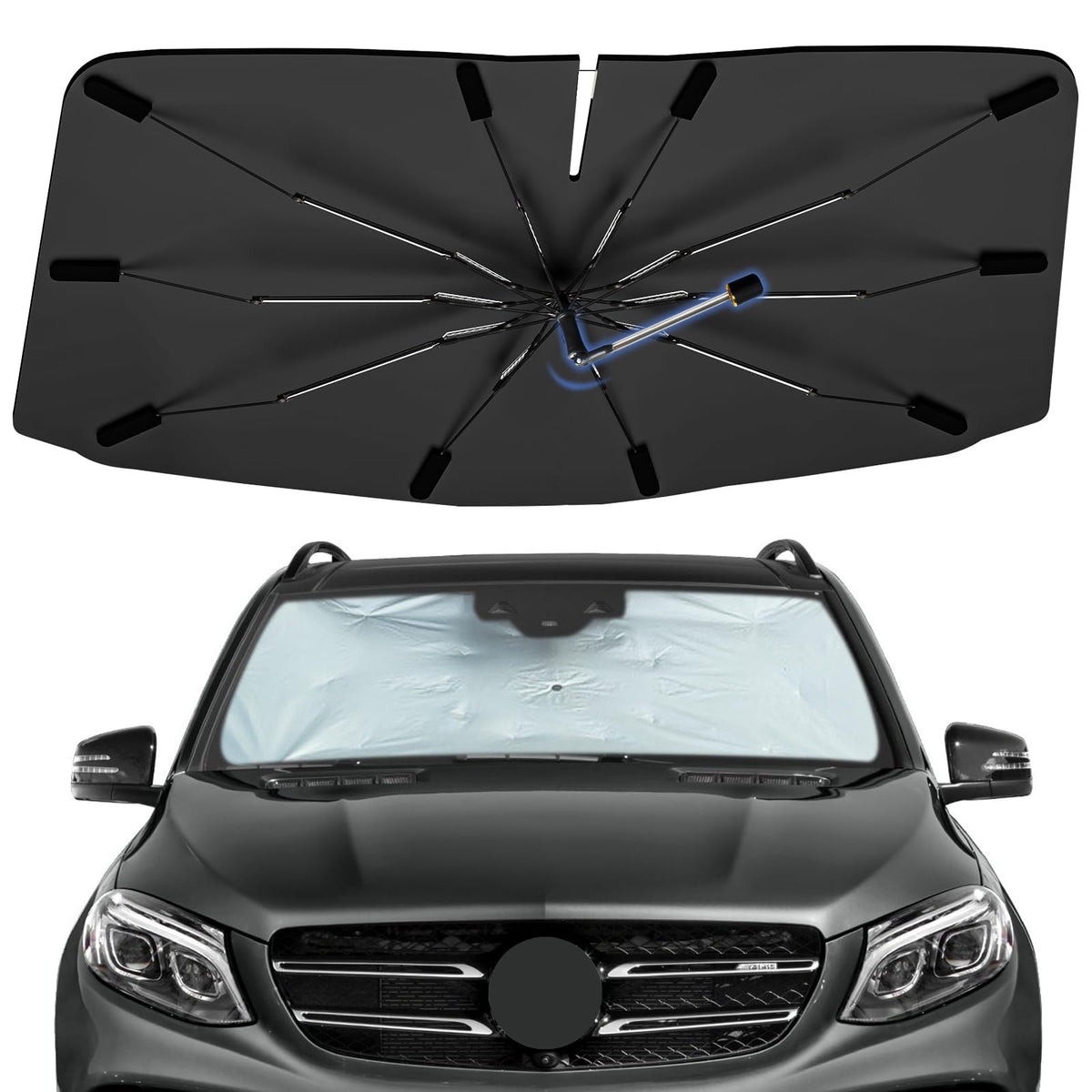 Windshield Sun Shade Umbrella for Dodge Durango 2011-2026 Front Window