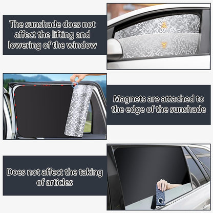 ZATOOTO Magnetic Side Window Sun Shade, Car Window Covers, Heat Reflective