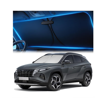 Magnelex Windshield Sun Shade for Kia K5 2021-2026 / Hyundai Sonata 2020-2026, Foldable Car Window Sunshade, Heat & UV Visor Cover, Reflective Front Shades Accessories