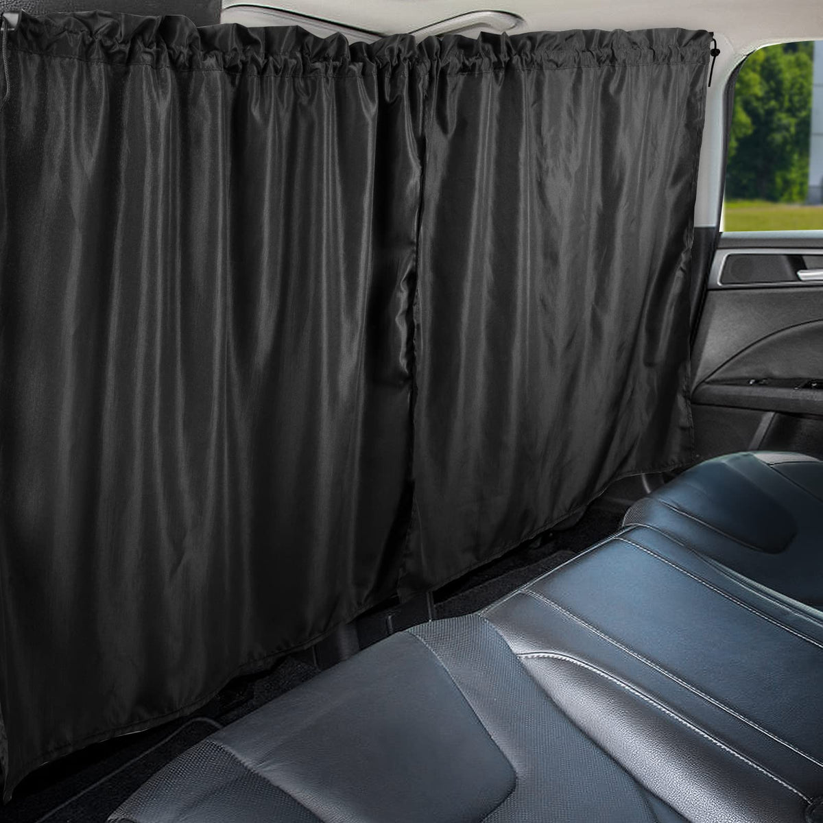 PAMASE Set of 3 Car Window Shades, 95% Light Blocking Sunshades