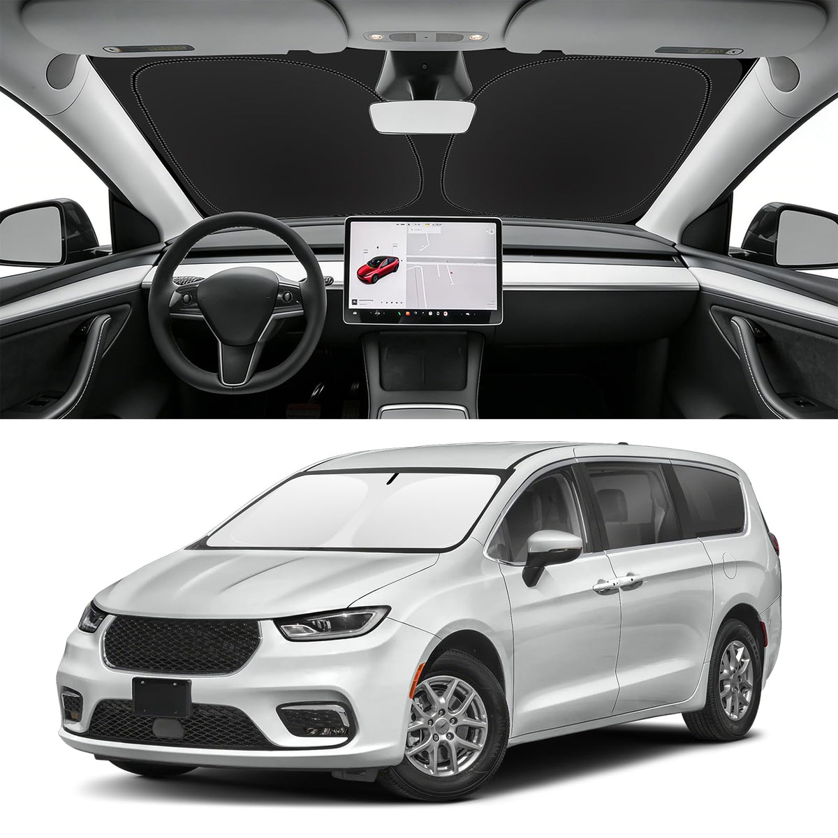 Custom Fit Windshield Sun Shade for BMW X1 2016-2026