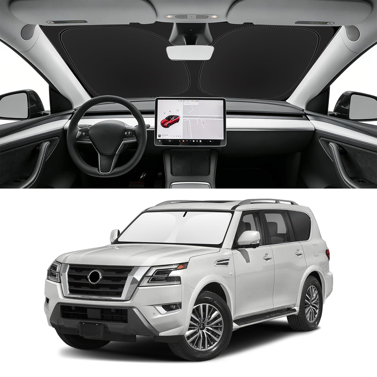 Custom Fit Windshield Sun Shade for BMW X1 2016-2026