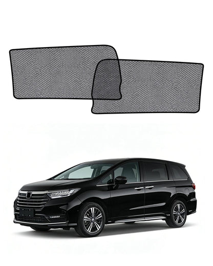 Car Window Shade for Honda Pilot 2016-2022,2 Pack UV & Glare Protection, Breathable Privacy Screen, Insect & Bug Blocker Magnetic Mesh Side Rear Sun Shades for Baby Camping, Napping & Travel