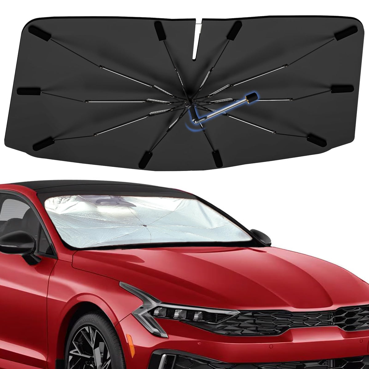 Windshield Sun Shade Umbrella for Dodge Durango 2011-2026 Front Window