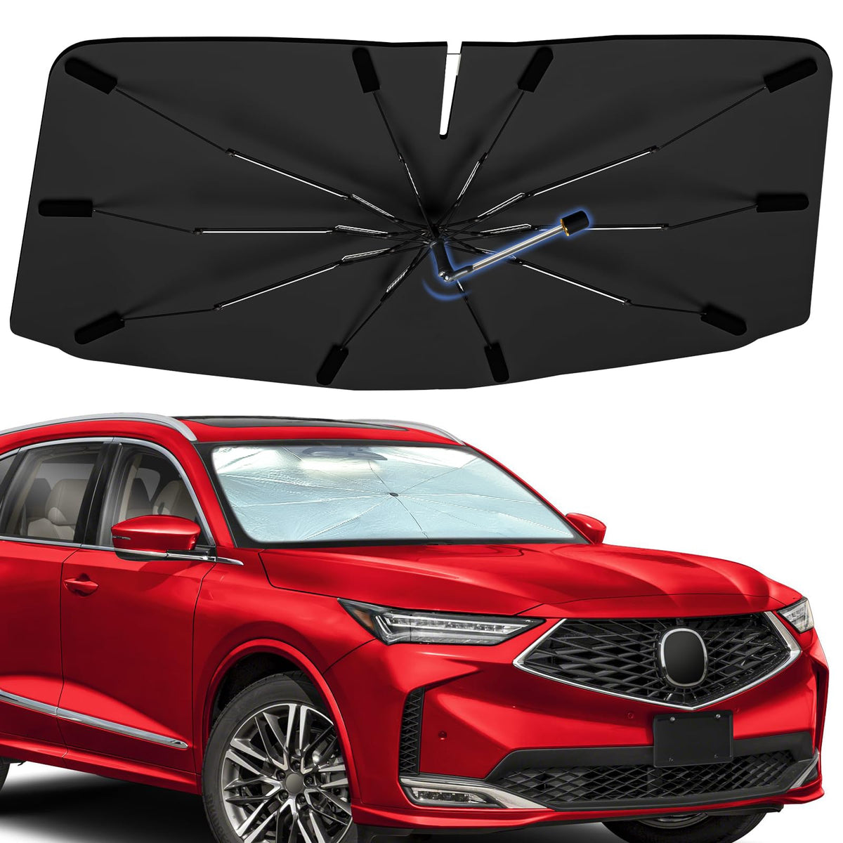 Windshield Sun Shade Umbrella for Dodge Durango 2011-2026 Front Window