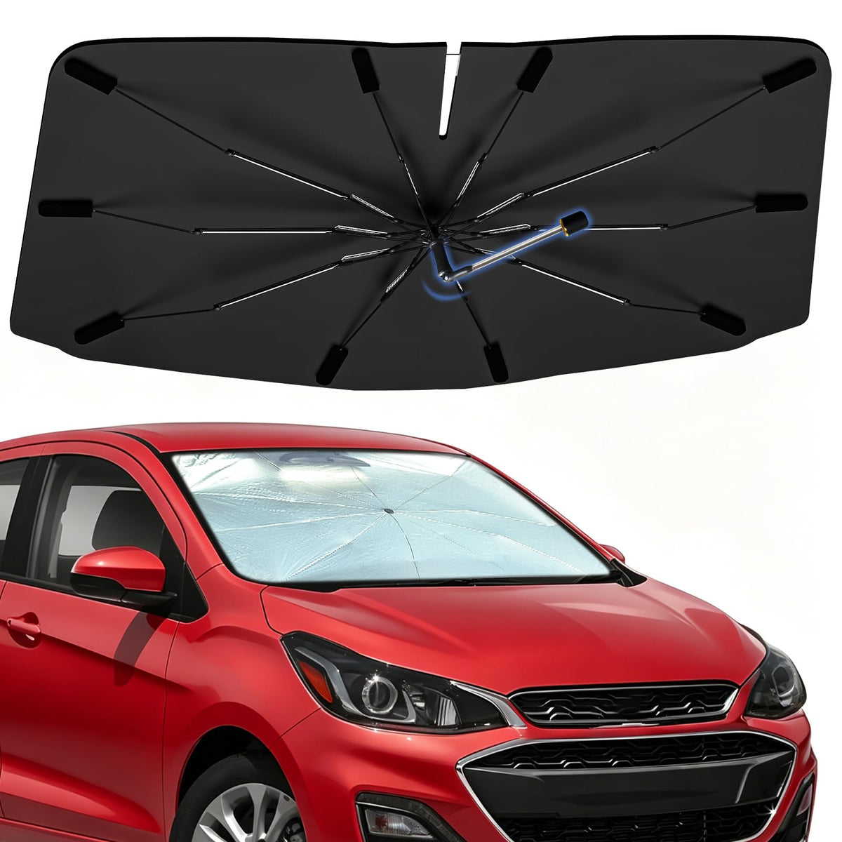 Windshield Sun Shade Umbrella for Dodge Durango 2011-2026 Front Window