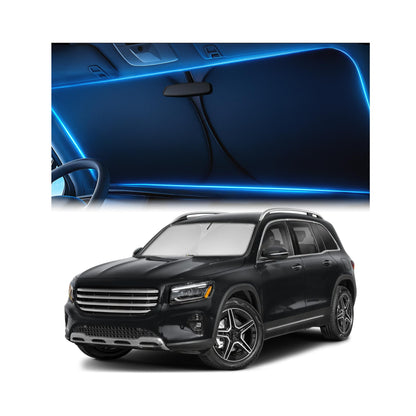 Magnelex Windshield Sun Shade for Kia K5 2021-2026 / Hyundai Sonata 2020-2026, Foldable Car Window Sunshade, Heat & UV Visor Cover, Reflective Front Shades Accessories